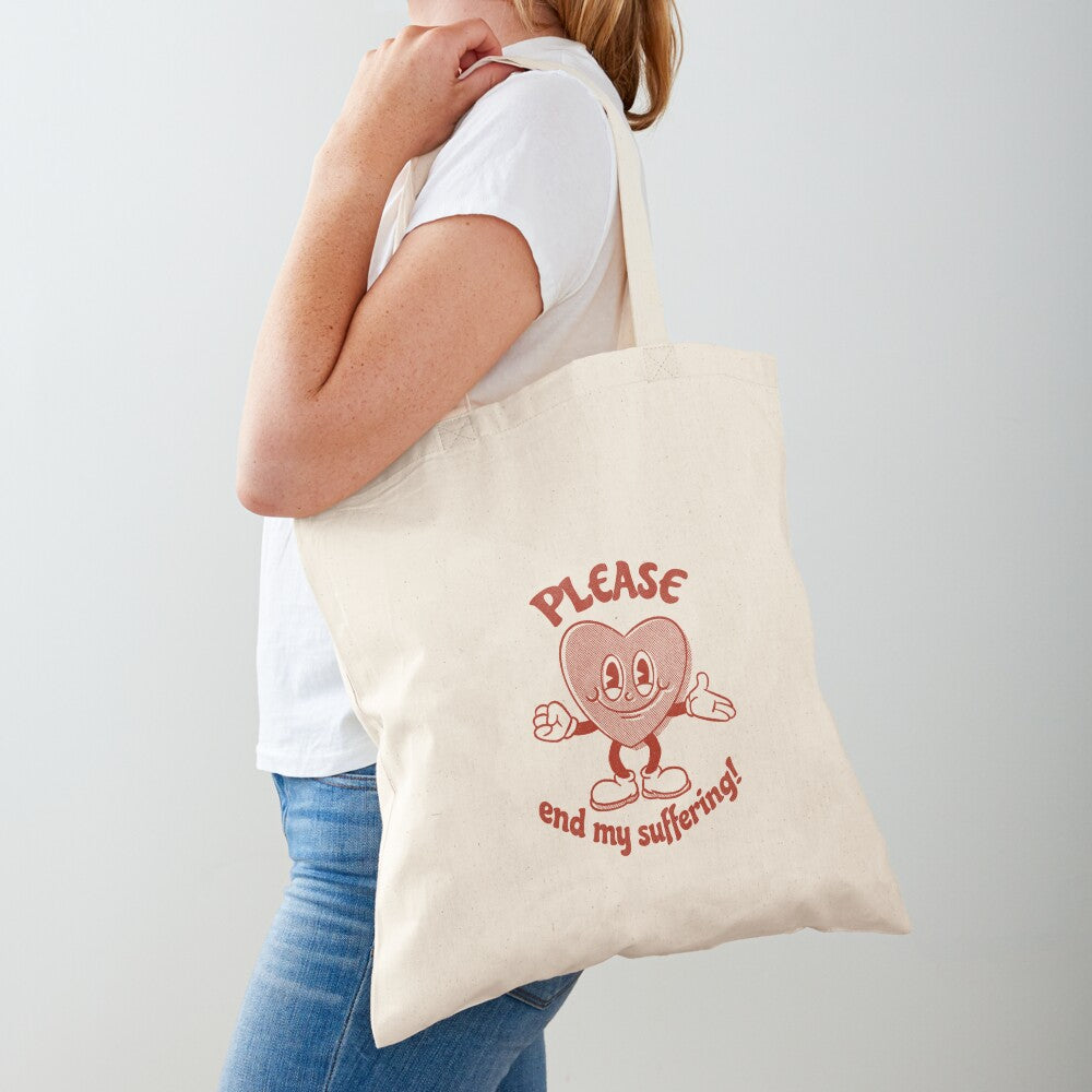 Suffering Heart Tote Bag